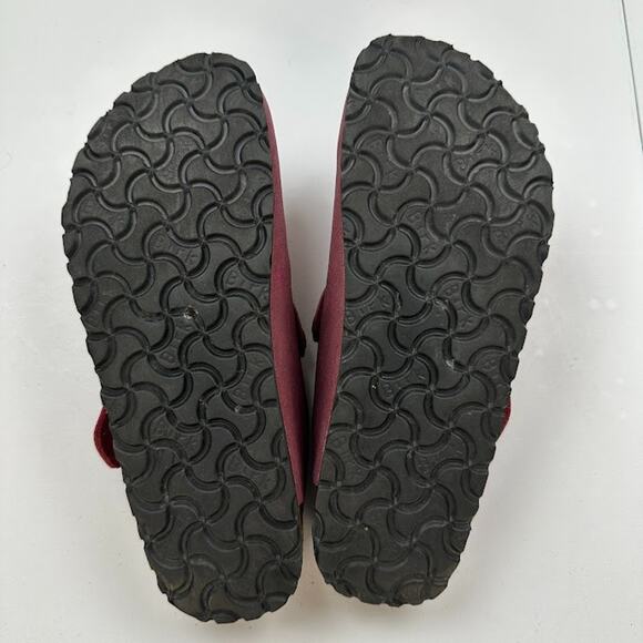 Birkenstock Birkis Boston Clog Womens 38EU 7US Burgundy Slip On Mule Comfort - Picture 10 of 11